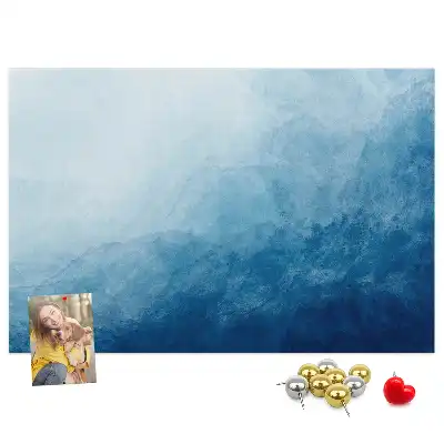 Printed Cork Memo Board Water abstraction
