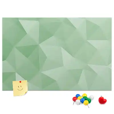 Printed Cork Board Triangles abstraction
