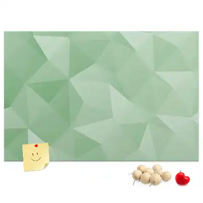Printed abstraction cork board triangles