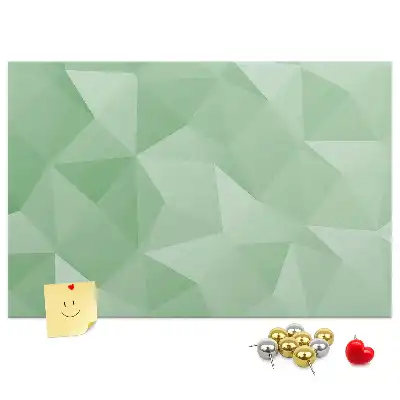 Printed abstraction cork board triangles