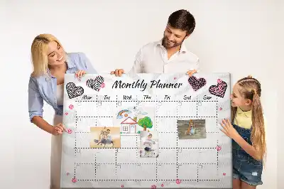 Printed Cork Memo Board Fashion monthly planner