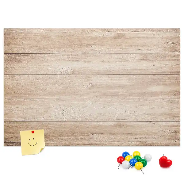 Printed Cork Board with Wood Texture