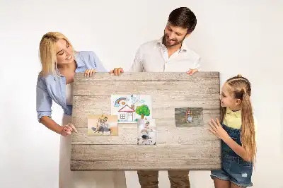 Printed Cork Board with Wood Texture