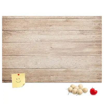 Printed Cork Board with Wood Texture