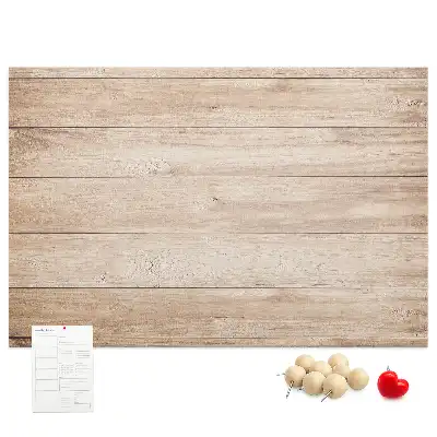 Printed Cork Board with Wood Texture