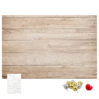 Printed Cork Board with Wood Texture