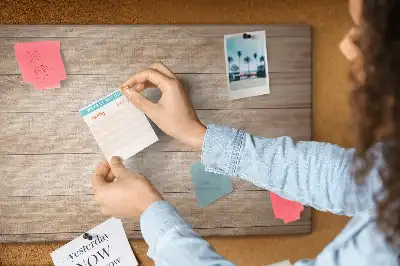 Printed Cork Board with Wood Texture