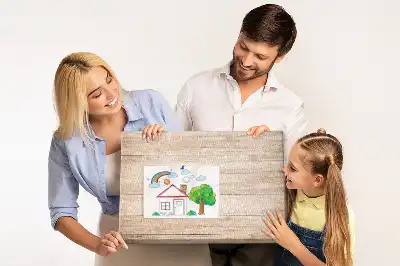 Printed Cork Board with Wood Texture