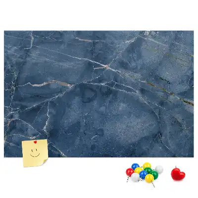 Cork memo board Elegant marble