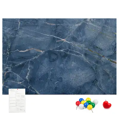 Cork memo board Elegant marble
