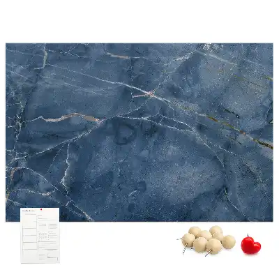Cork memo board Elegant marble