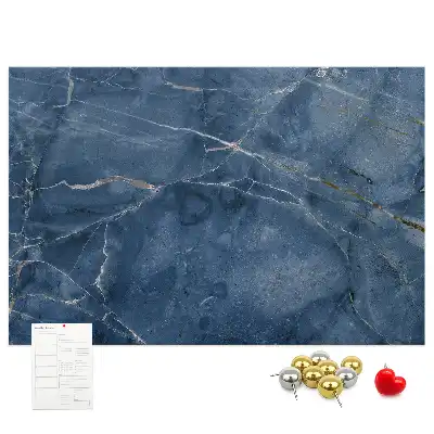 Elegant marble cork memo board