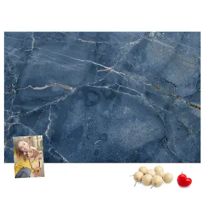 Cork memo board Elegant marble