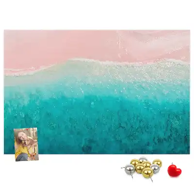 Cork memo board Beach sea sand