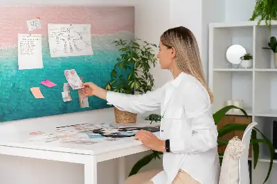 Beach and sea sand cork memo board