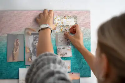Beach and sea sand cork memo board
