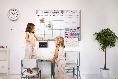 Printed Cork Board Monthly planner