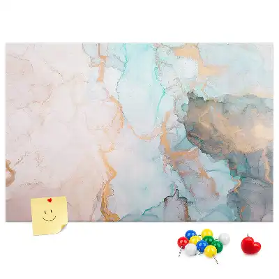 Printed Cork Memo Board Abstract painting