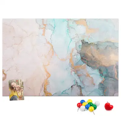 Printed Cork Memo Board Abstract painting
