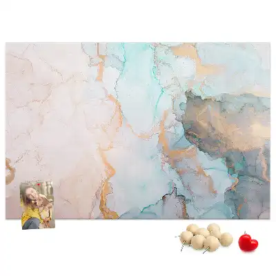 Printed Cork Memo Board Abstract painting