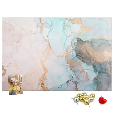 Printed Cork Memo Board Abstract painting