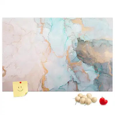 Printed Cork Memo Board Abstract painting