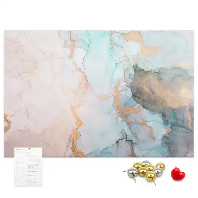 Printed Cork Memo Board Abstract painting