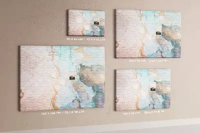 Printed Cork Memo Board Abstract painting
