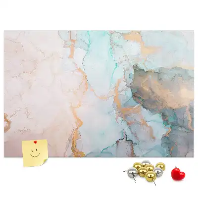 Printed Cork Memo Board Abstract painting