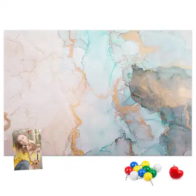 Printed Cork Memo Board Abstract painting