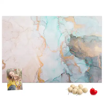 Printed Cork Memo Board Abstract painting