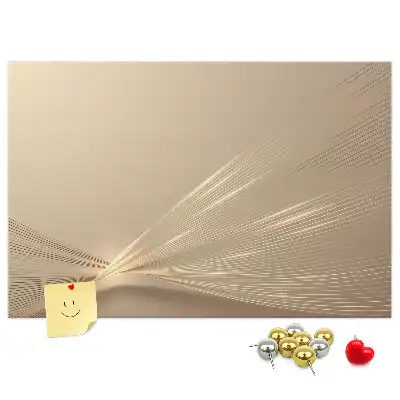 Printed Cork Memo Board Abstract light