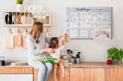 Cork Memo Board for Birthday Notes