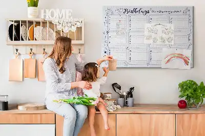 Cork Memo Board for Birthday Notes