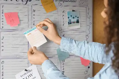 Cork Memo Board for Birthday Notes