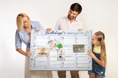 Cork Memo Board for Birthday Notes
