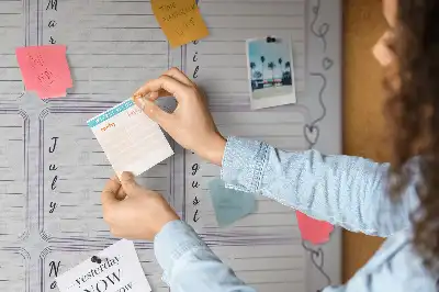 Cork Memo Board for Birthday Notes