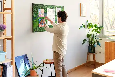 River in the Forest Printed Cork Memo Board