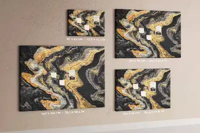 Gold Marble Printed Cork Board