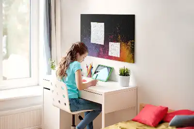 Color Explosion Printed Cork Board