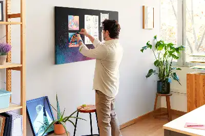 Color Explosion Printed Cork Board