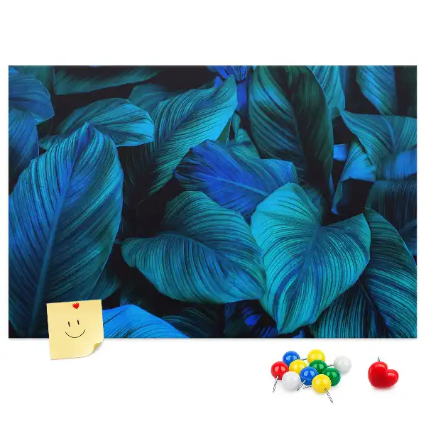 Printed Cork Memo Board Tropical nature