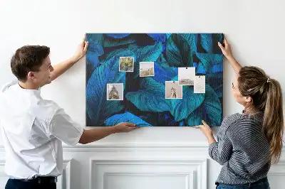 Printed Cork Memo Board Tropical nature