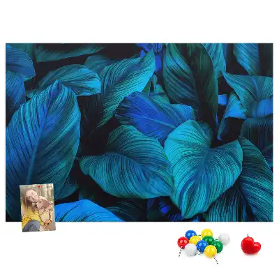 Printed Cork Memo Board Tropical nature