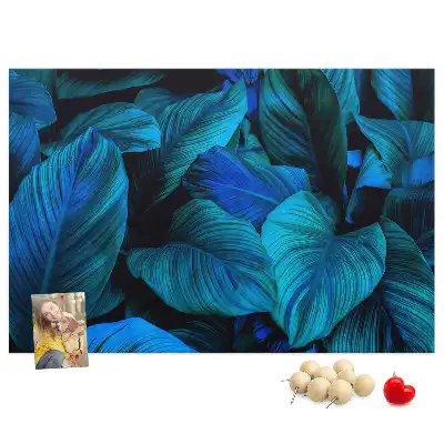 Printed Cork Memo Board Tropical nature