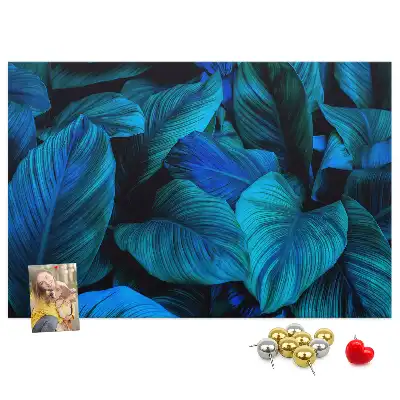 Printed Cork Memo Board Tropical nature