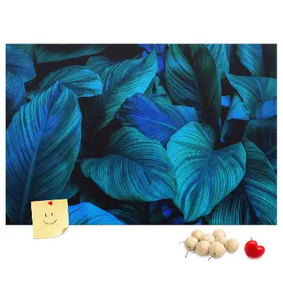 Printed Cork Memo Board Tropical nature