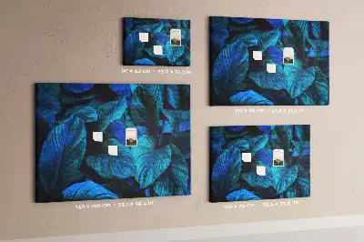 Printed Cork Memo Board Tropical nature