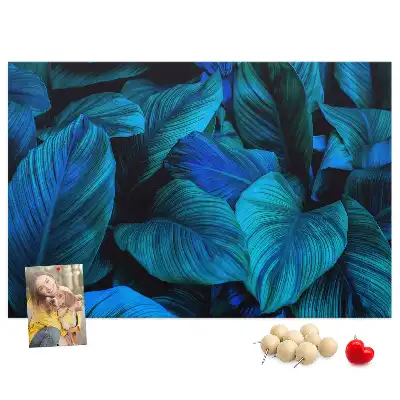 Printed Cork Memo Board Tropical nature