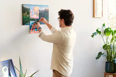 Lake landscape cork memo board
